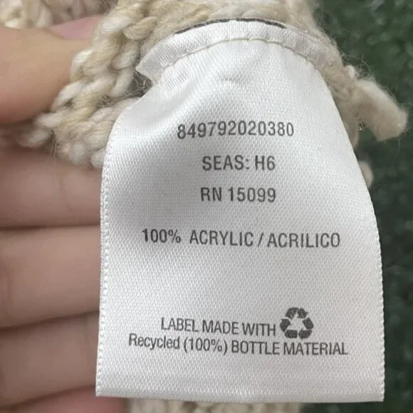 Canyon River Blues Sweater Knitted Women's Beige Cream Size Large Stretch - Picture 9 of 10